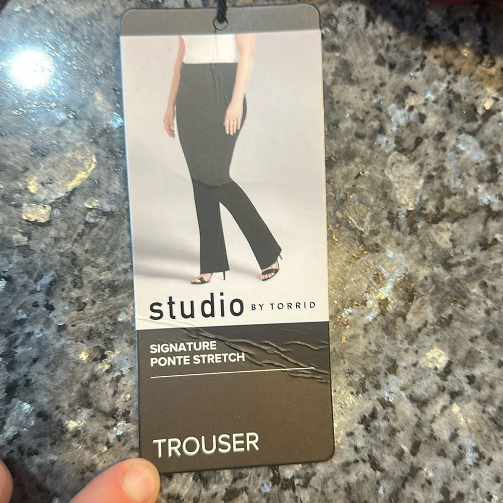 Torrid wine colored Trousers 26R (5235) NWT - Picture 4 of 5